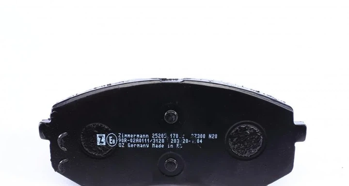 Колодки гальмівні дискові, к-кт ZIMMERMANN 252051702 Hyundai I40, IX35, Tucson, Kona, Sonata; KIA Soul, Sportage, Ceed 58101D7A50, 581012SA70, 581012SA51 - изображение 2