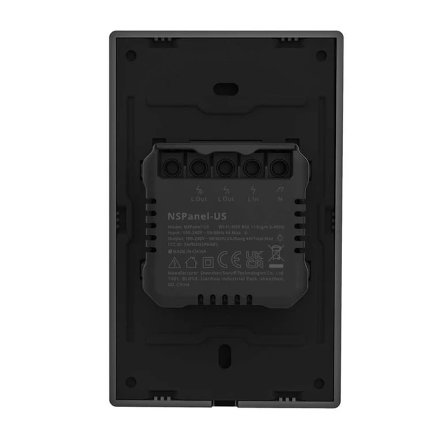 Умная панель управления WiFi Sonoff NSPanel-US Black 120mm (NSPanel-US) - изображение 7