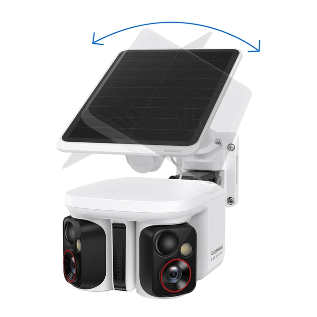 Внешняя камера Baseus Security X1 Pro Dual Camera 3K White (6932172694814) - Фото 4 Внешняя камера Baseus Security X1 Pro Dual Camera 3K White (6932172694814) - изображение 4