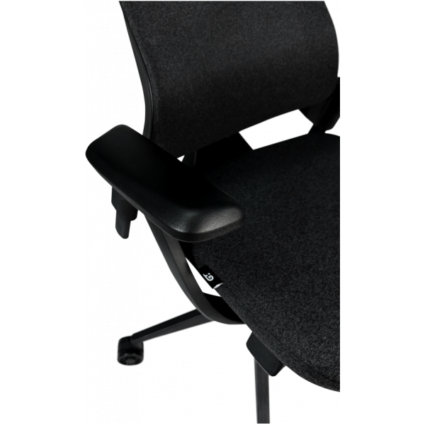 Офисное эргономичное кресло GT Racer B-6314 Fabric Black/Black - изображение 8