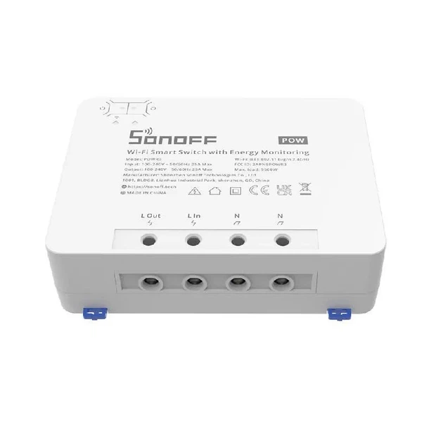 Розумний перемикач Wi-Fi Sonoff POWR3 з функцією вимірювання струму (POWR3) - зображення 2