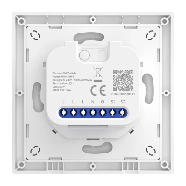 Розумний перемикач/димер настінний WiFi Sonoff MINI-DIM-E (MINI-DIM-E) - зображення 4