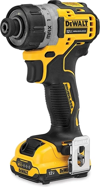 Акумуляторний шурупокрут DeWalt 12 В з 2 акумуляторами 2 Аг (DCF601D2-QW) - зображення 3