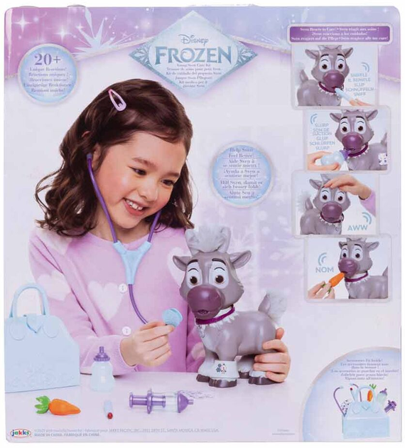 Інтерактивний набір Jakks Pacific Disney Frozen Догляд за Свеном (192995241527) - зображення 6