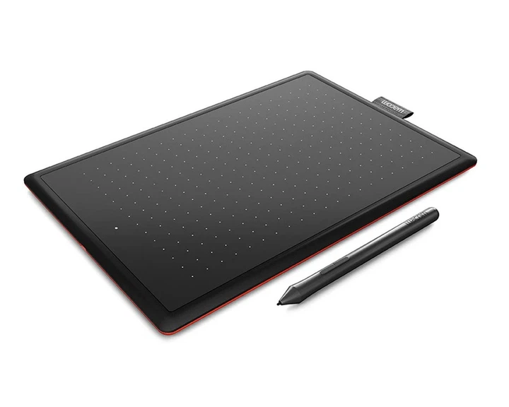 Графический планшет One by Wacom Medium (CTL-672-N) Черно-красный (101975901) - Уценка - изображение 4