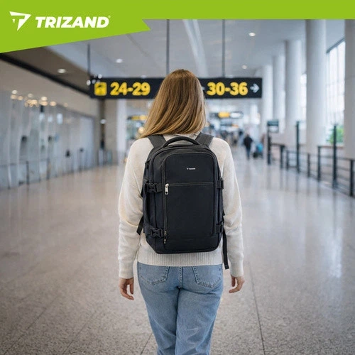 Дорожній рюкзак-сумка Trizand 2в1 для ручної поклажі 20 л з водовідштовхувальної тканини Oxford 300D 40×25×20 см (27657) - зображення 5