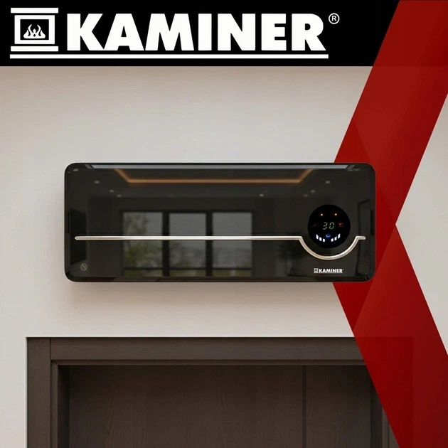 Тепловая воздушная завеса Kaminer 26388 2000 Вт Wi-Fi с LED-дисплеем, пультом ДУ и ECO-режимом для дома и офиса - изображение 2