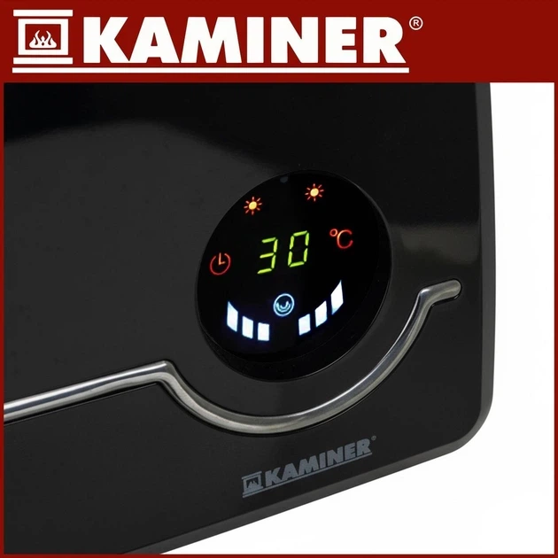 Тепловая воздушная завеса Kaminer 26388 2000 Вт Wi-Fi с LED-дисплеем, пультом ДУ и ECO-режимом для дома и офиса - изображение 4
