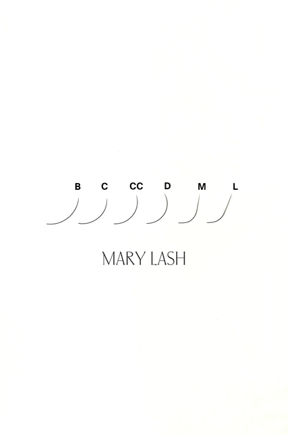 Вії для нарощення MARY LASH 0,07 Black Volume lashes вигин L 10 - зображення 5