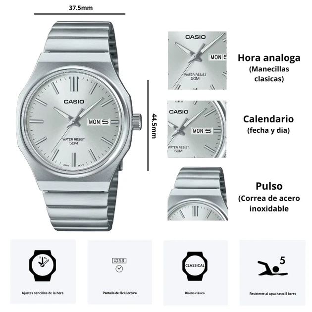 Наручний годинник CASIO MTP-E735D-7AVDF - изображение 16