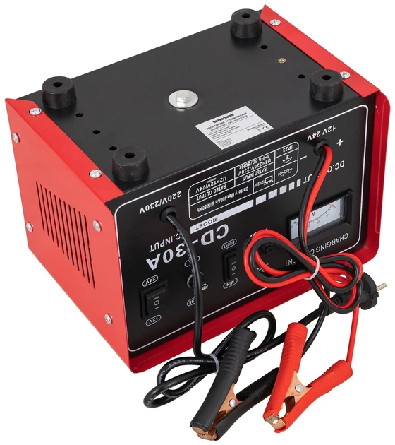 Зарядное устройство для Heckermann CD-30A 12В/24В / Зарядка для АКБ / Мощное зарядное устройство - изображение 5