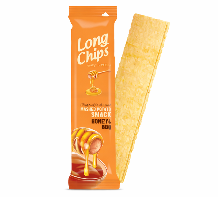 Чипсы картофельные Long Chips мед и барбекю 75 г - Фото 1 Чипсы картофельные Long Chips мед и барбекю 75 г - изображение 1