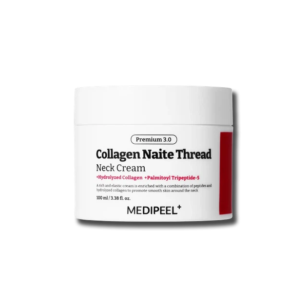 Підтягуючий пептидний крем для шиї та декольте Medipeel Premium Collagen Naite Thread Neck Cream 3.0 100ml - Фото 2 Підтягуючий пептидний крем для шиї та декольте Medipeel Premium Collagen Naite Thread Neck Cream 3.0 100ml - изображение 2