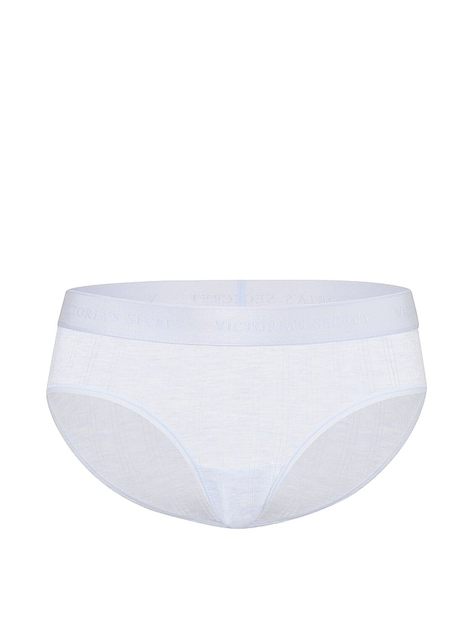 Женские трусики Victoria's Secret (2783753432) Ultra-Fine Modal Logo Hiphugger S голубые - изображение 3