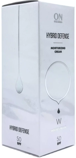 Крем гибрид защитный увлажняющий SPF 50 OnMacabim System Plus W Hybrid Defense Moisturizing Cream 80 ml - Фото 1 Крем гибрид защитный увлажняющий SPF 50 OnMacabim System Plus W Hybrid Defense Moisturizing Cream 80 ml - изображение 1