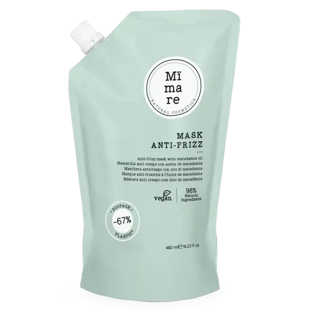 Маска разглаживающая с маслом макадамии Mimare Anti Frizz Mask 480ml - Фото 1 Маска разглаживающая с маслом макадамии Mimare Anti Frizz Mask 480ml - изображение 1