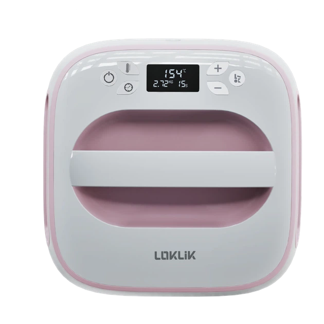 Ручний термопрес LOKLiK Easy рожевий 1200 Вт - зображення 2