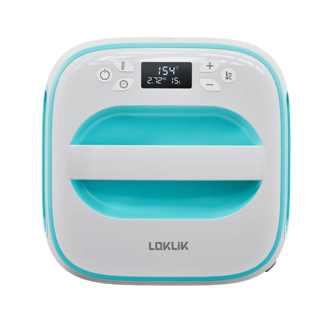 Ручний термопрес LOKLiK Easy голубий 1200 Вт - зображення 2