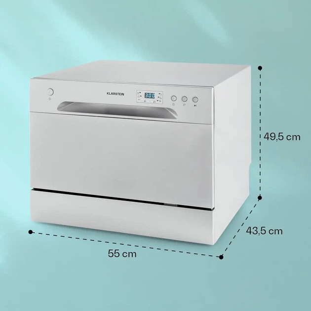 Посудомоечная машина Klarstein Havasia UV 6 1380 Вт (10041823) - изображение 4