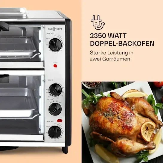 Духовка Klarstein All-You-Can-Eat 2350 Вт (10026452) - изображение 5