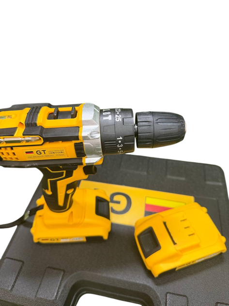 Ударний шуруповерт в кейсі GT PRO DCD796 48V, 6AH) з набором інструментів. Акумуляторний шуруповерт (45747) - Фото 5 Ударний шуруповерт в кейсі GT PRO DCD796 48V, 6AH) з набором інструментів. Акумуляторний шуруповерт (45747) - изображение 5