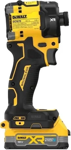Zakrętarka udarowa hydrauliczna DeWalt 1/4' 18 V 56 Nm z 2 akumulatorami 1.7 Ah (DCF870E2T-QW) - obraz 5