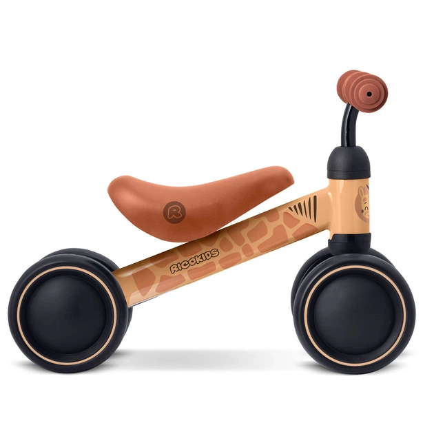 Rowerek biegowy trojkolowy dla dzieci RICOKIDS RK-606 Brązowy (5903890632519) - obraz 3