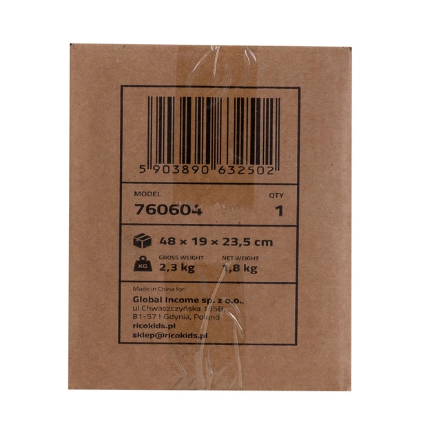 Rowerek biegowy trojkolowy dla dzieci RICOKIDS RK-606 Czarno-turkusowy (5903890632502) - obraz 9