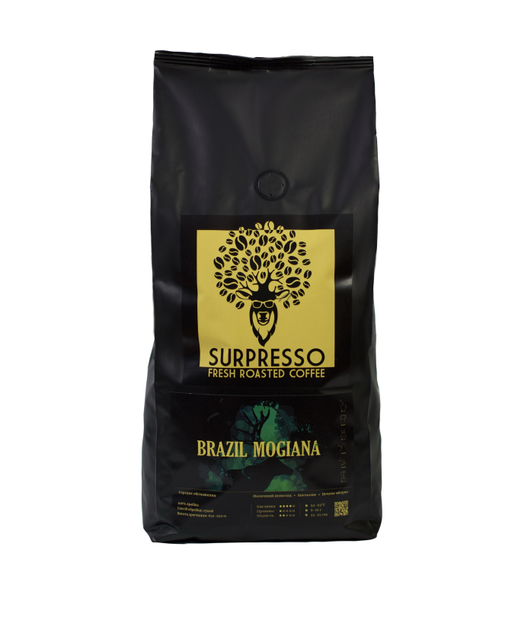 Кава в зернах Surpresso Brazil Mogiana 0,25 кг Арабіка - Фото 3 Кава в зернах Surpresso Brazil Mogiana 0,25 кг Арабіка - изображение 3