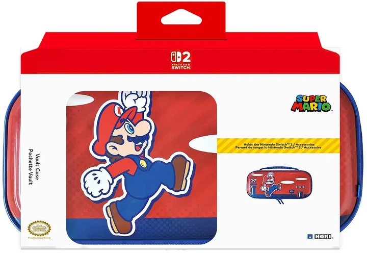 Чохол Hori Vault Case Mario для Nintendo Switch 2 NSX-114E (4961818042285) - Фото 2 Чохол Hori Vault Case Mario для Nintendo Switch 2 NSX-114E (4961818042285) - зображення 2