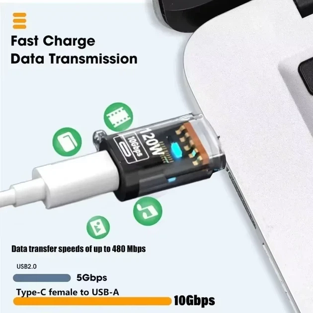 Переходник USB 3.2 To Type-C - Фото 3 Переходник USB 3.2 To Type-C - изображение 3
