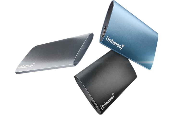 Dysk zewnętrzny SSD Intenso Premium External SSD 1TB USB 3.2 Blue (3823465) - obraz 3