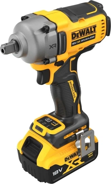 Акумуляторний ударний гайковерт DeWalt 18V XR 1/2" 812 Нм з 2 акумуляторами 5 Аг (DCF892P2T-QW) - зображення 2