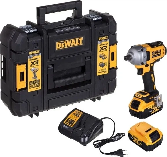 Акумуляторний ударний гайковерт DeWalt 18V XR 1/2" 812 Нм з 2 акумуляторами 5 Аг (DCF892P2T-QW) - зображення 16