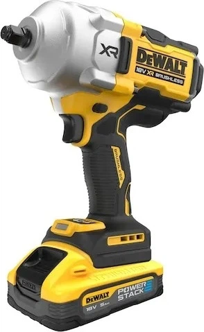 Акумуляторний ударний гайковерт DeWalt POWERSTACK 18V 1/2" 1626 Нм з 2 акумуляторами 5 Аг (DCF961H2T-QW) - зображення 4