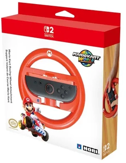 Kierownica Hori Mario Kart Racing Wheel Attachment do Nintendo Switch 2 Joy-Con Mario NSX-052E (4961818040922) - Zdjęcie 5 Kierownica Hori Mario Kart Racing Wheel Attachment do Nintendo Switch 2 Joy-Con Mario NSX-052E (4961818040922) - obraz 5