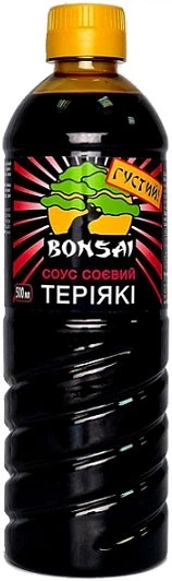 Упаковка соевого соуса Bonsai Терияки 500 мл х 2 шт (4820210552771) - изображение 2
