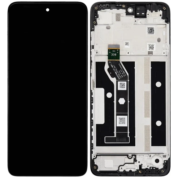 Дисплей Motorola Moto G15 XT2521 з тачскріном і рамкою оригінал Service Pack China Black - Фото 1 Дисплей Motorola Moto G15 XT2521 з тачскріном і рамкою оригінал Service Pack China Black - зображення 1