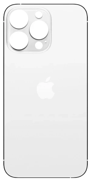 Задня кришка для iPhone 13 Pro з великим вирізом під камеру оригінал Китай White - Фото 1 Задня кришка для iPhone 13 Pro з великим вирізом під камеру оригінал Китай White - зображення 1