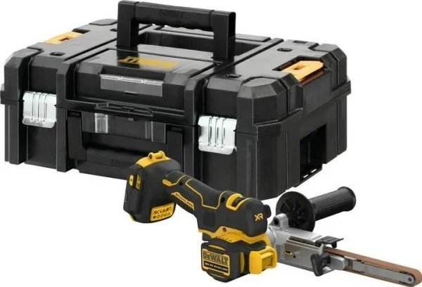 Акумуляторна стрічкова шліфувальна машина DeWalt 18 V XR без акумулятора та зарядного пристрою (DCM200NT-XJ) - зображення 7
