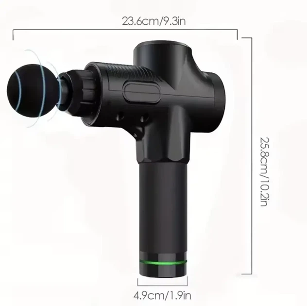 Ручной перкуссионный массажер Massage Gun – массажер для мышц всего тела - изображение 2
