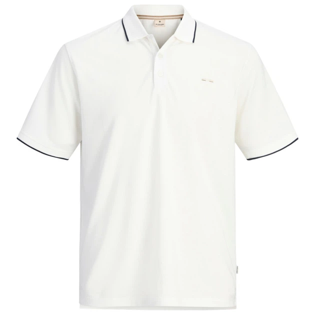 Поло JPRBLUALVES SS POLO SN Jack & Jones 12274681-Cloud Dancer XXL Білий (5715714375034) - изображение 7