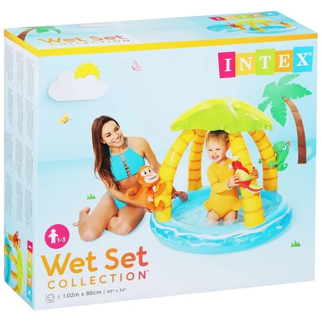 Басейн надувний TROPICAL ISLAND 58417 Різнокольоровий shop (6941057422633) - Фото 1 Басейн надувний TROPICAL ISLAND 58417 Різнокольоровий shop (6941057422633) - изображение 1