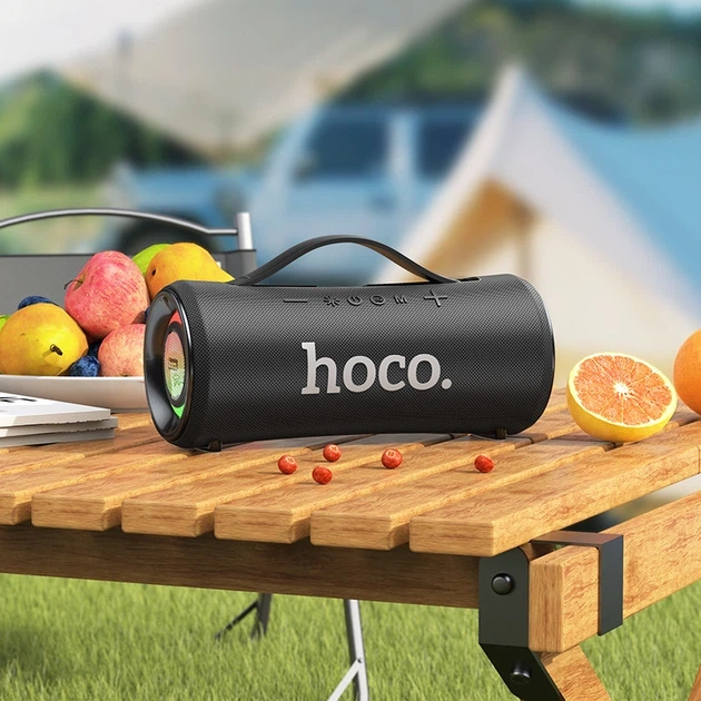 Портативна колонка Hoco HA10 Oleada Outdoor BT Speaker 20W*2 Black - Фото 8 Портативна колонка Hoco HA10 Oleada Outdoor BT Speaker 20W*2 Black - зображення 8