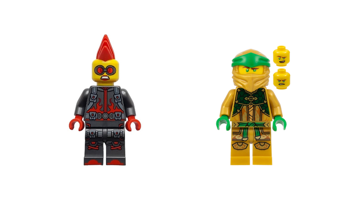 Конструктор Lego Фигурка Lloyd vs. Miss Demeanor Metal Box Ninjago 112429 njo0790 njo0878 - изображение 5