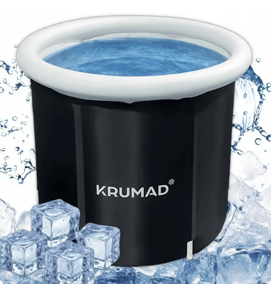 Бочка для закалки KRUMAD складная 320 л с каркасом и надувным ободом холодная купель черная - Фото 2 Бочка для закалки KRUMAD складная 320 л с каркасом и надувным ободом холодная купель черная - изображение 2