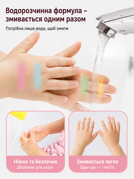 Безпечна дитяча косметика для дівчаток великий набір для макіяжу і манікюру лак для нігтів декоративна помада тіні у валізці - Фото 7 Безпечна дитяча косметика для дівчаток великий набір для макіяжу і манікюру лак для нігтів декоративна помада тіні у валізці - зображення 7