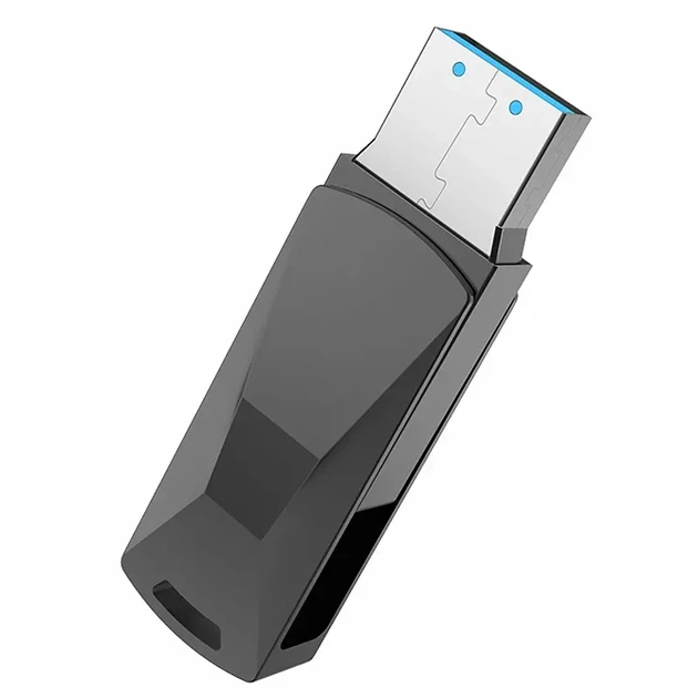 Флеш память USB-флеш 16Gb Hoco UD5 Сірий - изображение 2