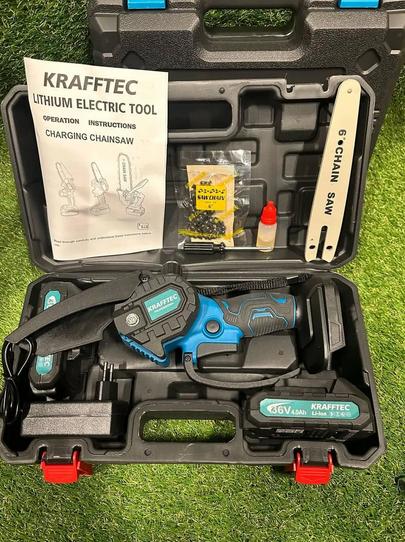 Аккумуляторный набор 2в1 Krafftec 36V (секатор DCMPP550P1 + пила DCM160N) - зображення 9