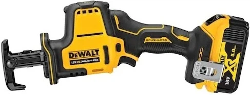 Пила шабельна акумуляторна DeWalt 18 V з 2 акумуляторами 5 Аг (DCS369P2-QW) - зображення 2